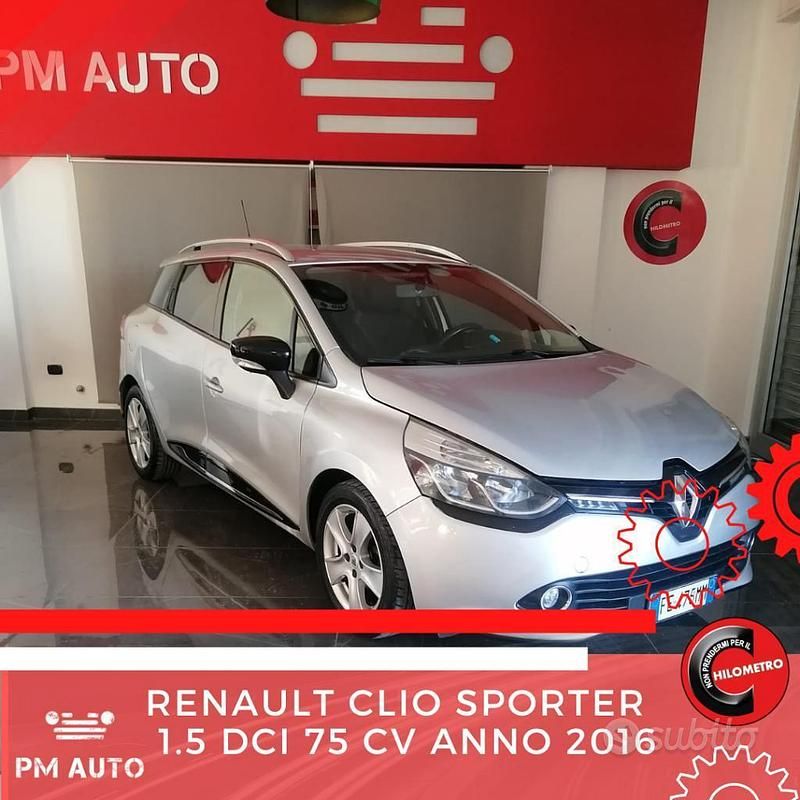 Grigio Usata 2016 Renault Clio GrandTour Station wagon | 6900 € - Immagine 1/4