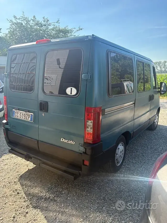 Usata Fiat Ducato 127 CV (93 kW) 2002 Verde Furgone