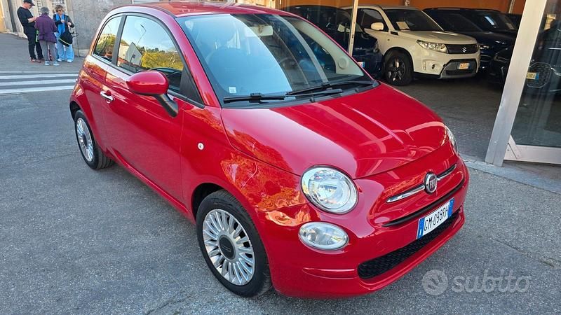Usata Fiat 500 Lounge 69 CV (50 kW) 2018 Rosso Berlina