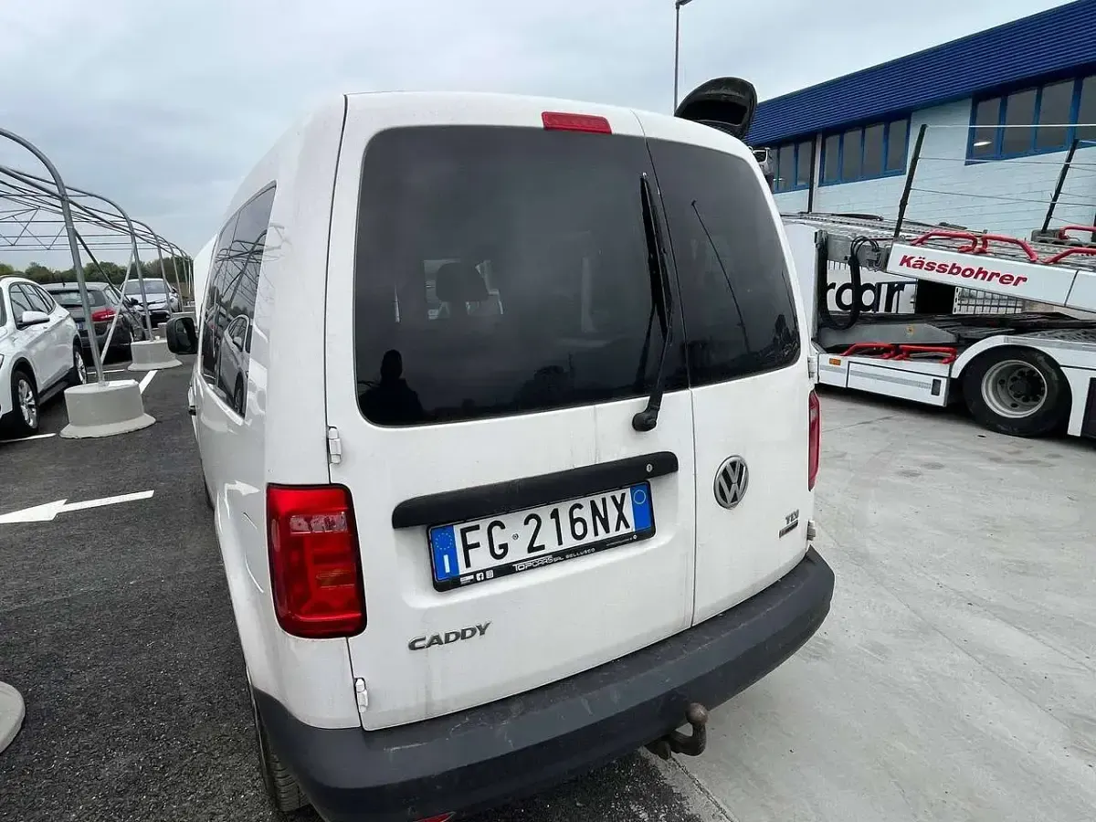 Usata VW Caddy 122 CV (89 kW) 2016 Bianco Monovolume