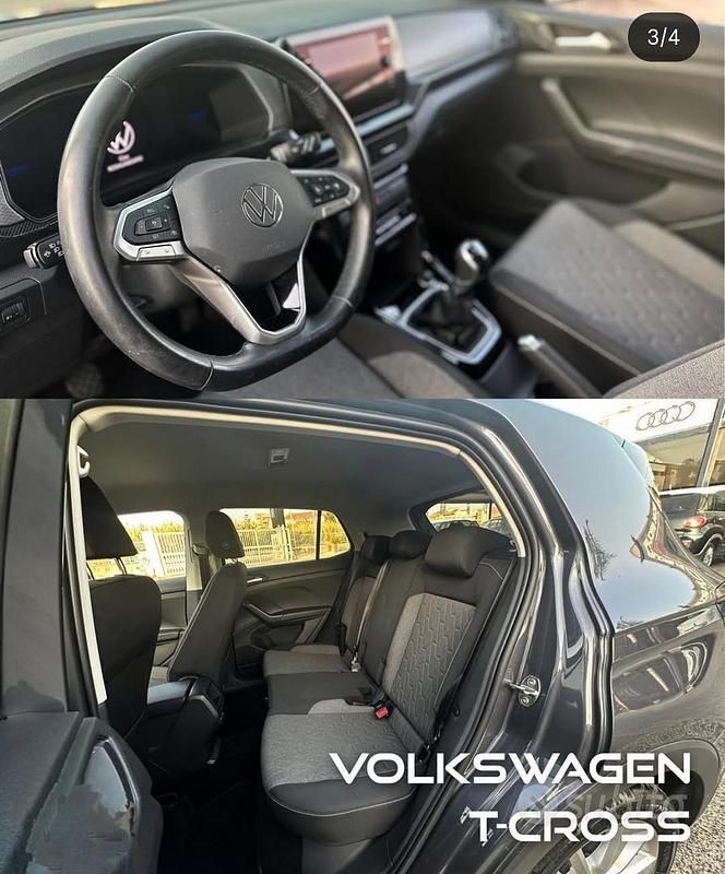 Usata VW T-Cross Edition 85 CV (62 kW) 2024 Grigio SUV