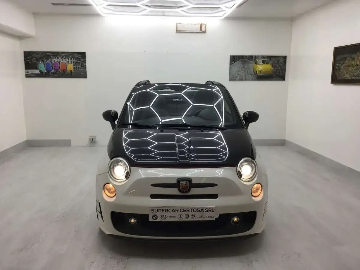 Usata Abarth 500C 140 CV (102 kW) 2011 Bianco Cabrio