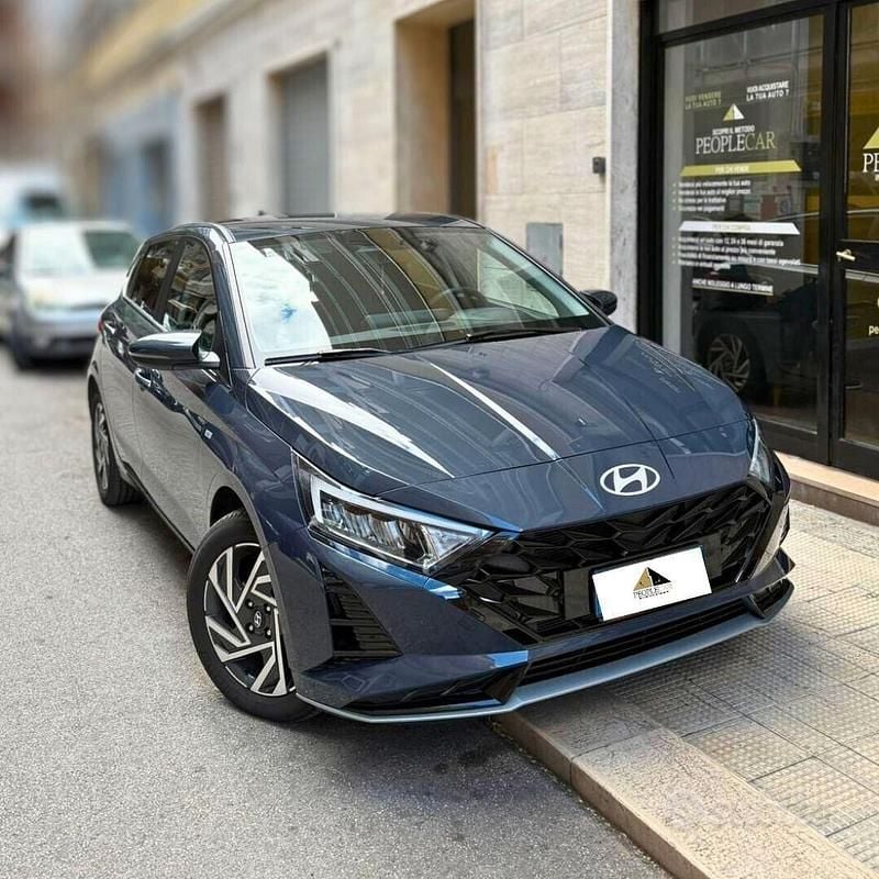 Usata Hyundai i20 Prime 101 CV (74 kW) 2024 Blu Berlina