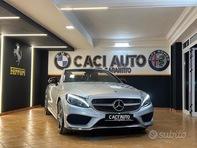 Usata Mercedes C220 Premium Plus 170 CV (125 kW) 2018 Grigio Cabrio