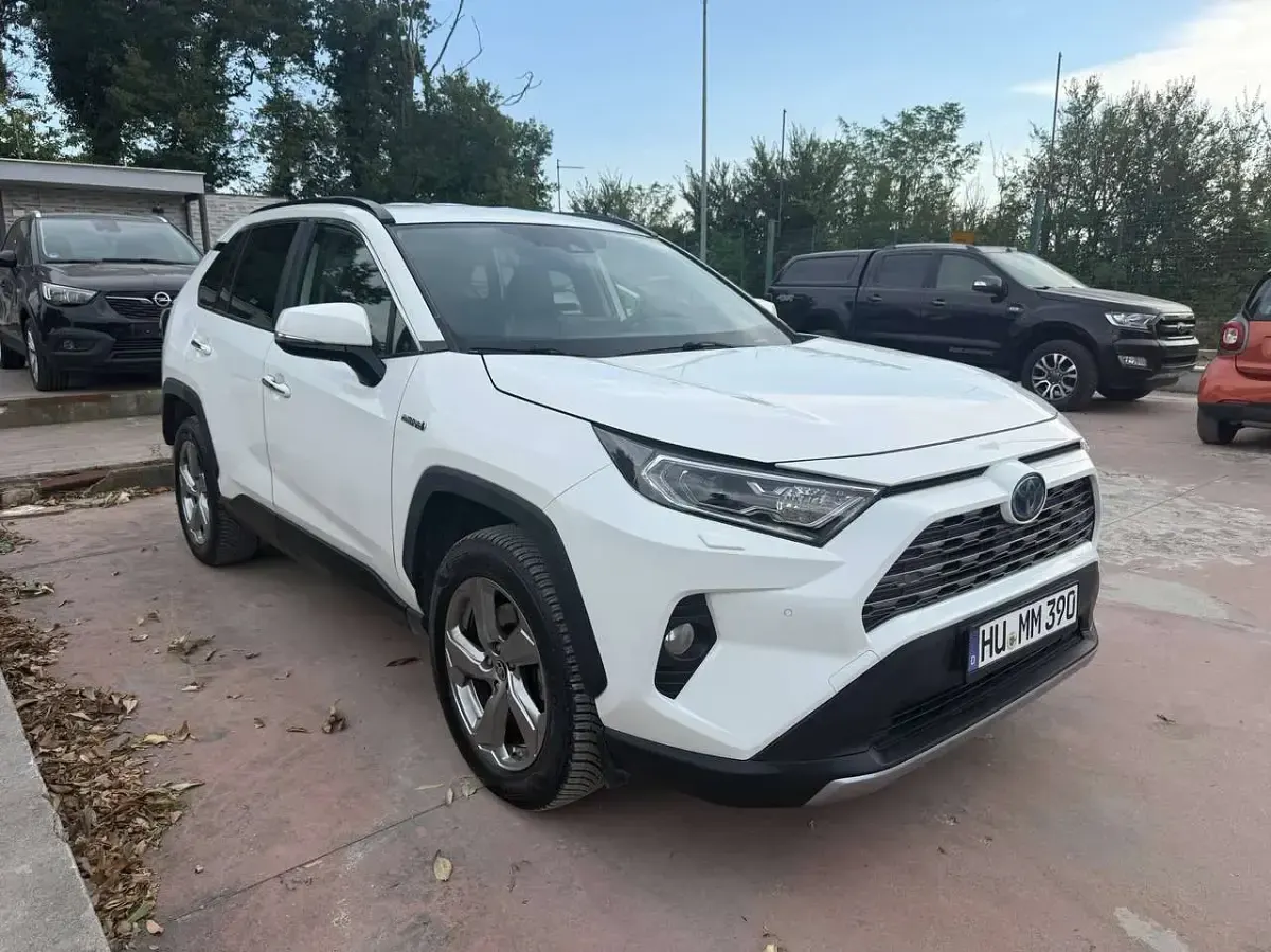 Usata Toyota RAV4 Hybrid Lounge 178 CV (130 kW) 2020 Bianco SUV