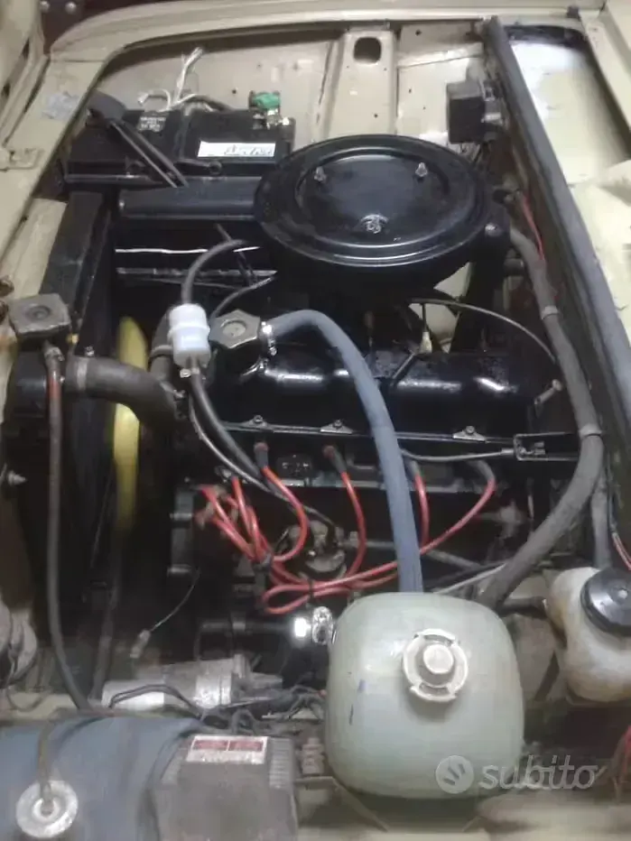 Usata Fiat 124 1970 Giallo Berlina