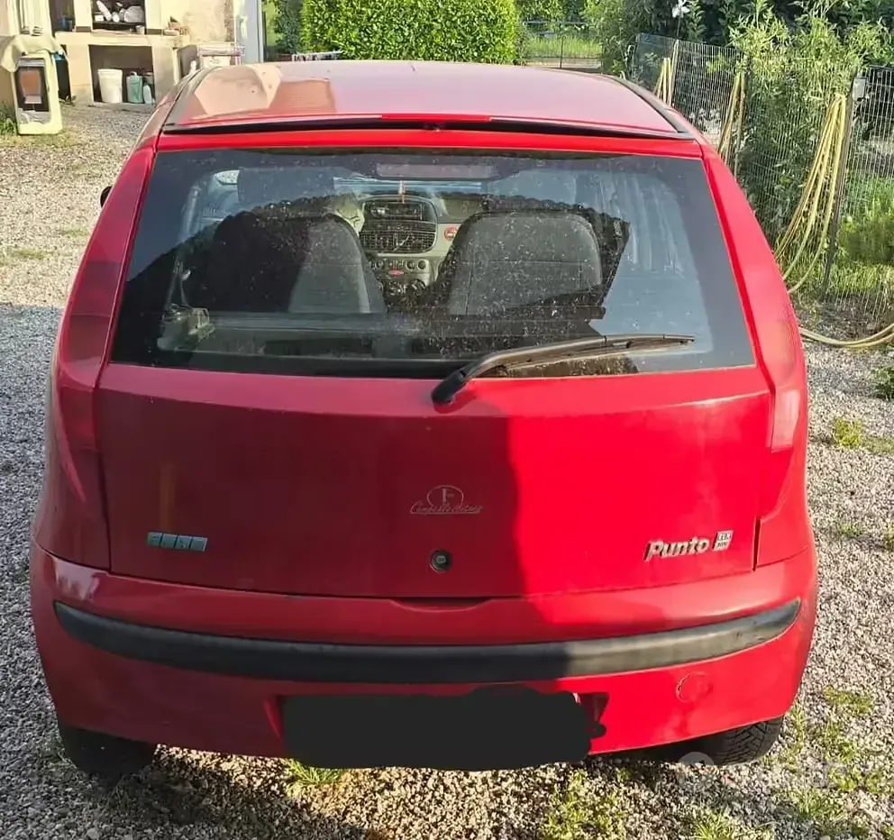 Usata Fiat Punto 80 CV (58 kW) 2002 Rosso Utilitaria
