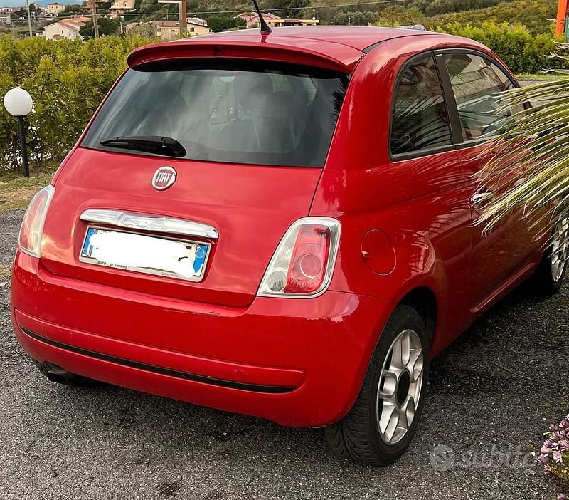 Usata Fiat Cinquecento 2008 Rosso Utilitaria