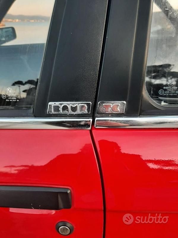 Usata BMW 316 1990 Rosso Cabrio