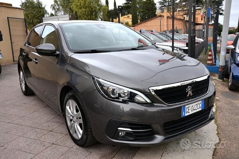 Usata Peugeot 308 131 CV (96 kW) 2021 Grigio Berlina