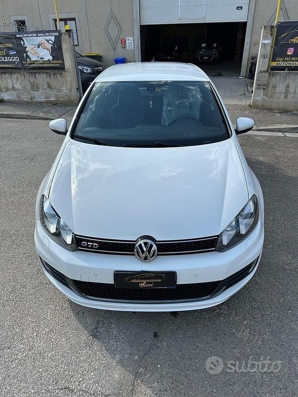 Usata VW Golf VII GTD 170 CV (125 kW) 2012 Bianco Berlina