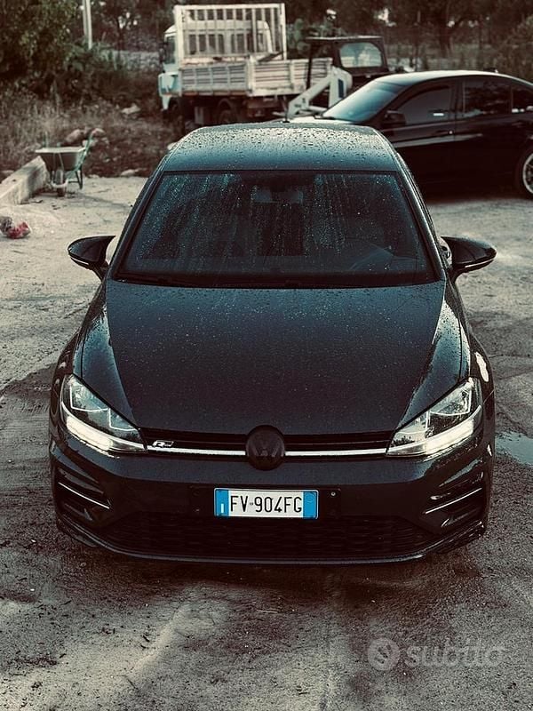 Usata VW Golf VII R-line 2019 Grigio Berlina