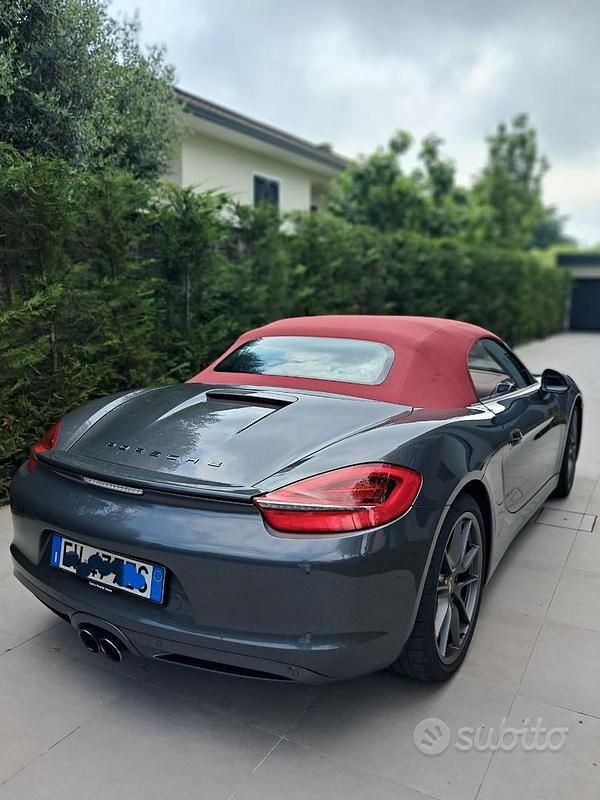 Usata Porsche Boxster 2013 Grigio Cabrio