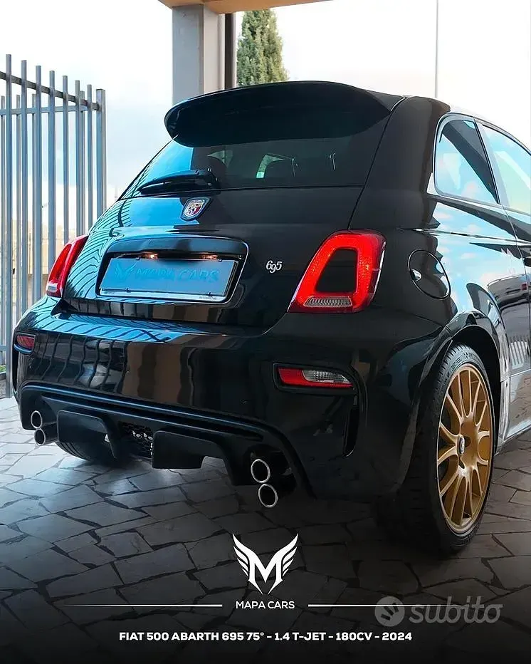 Usata Abarth 695 180 CV (132 kW) 2024 Nero Utilitaria