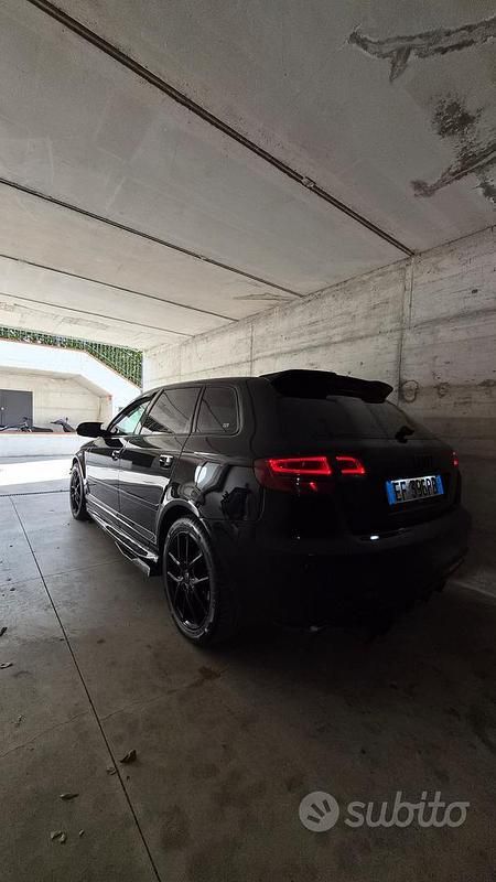Usata Audi A3 Sportback 130 CV (95 kW) 2010 Nero Utilitaria