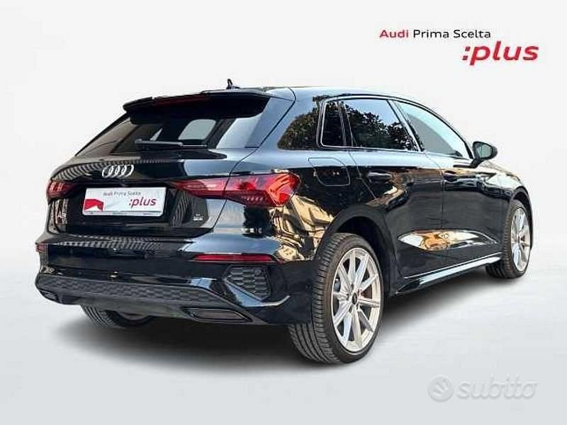 Usata Audi A3 Sportback e-tron Sport 245 CV (180 kW) 2023 Nero Utilitaria