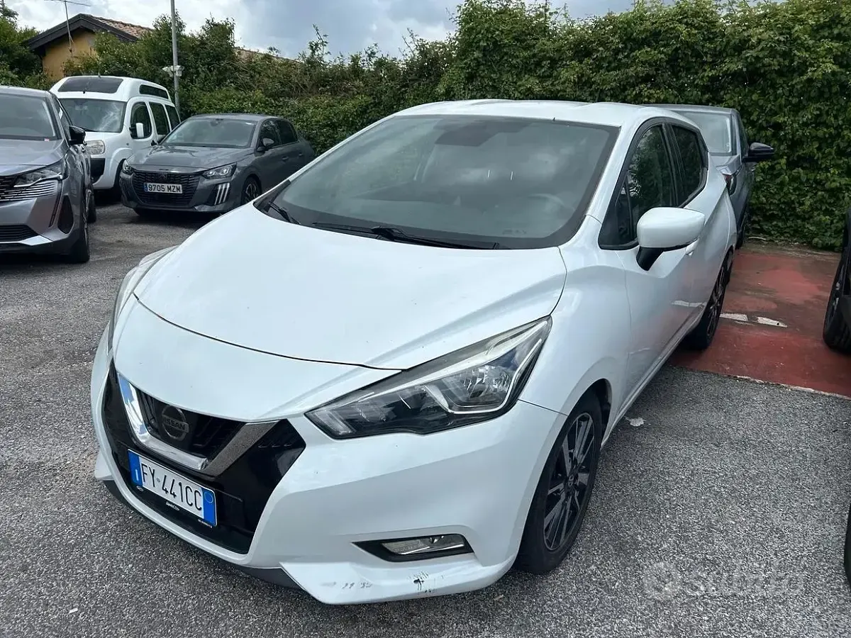 Usata Nissan Micra N-Connecta 90 CV (66 kW) 2019 Bianco Utilitaria