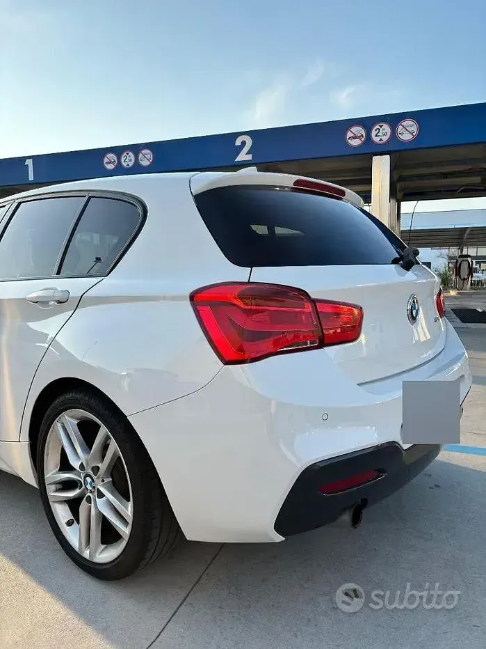 Usata BMW 118 M Sport 136 CV (100 kW) 2017 Bianco Berlina