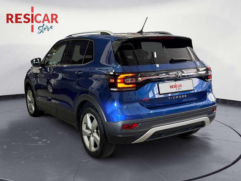 Usata VW T-Cross Advance 110 CV (80 kW) 2021 Blu SUV