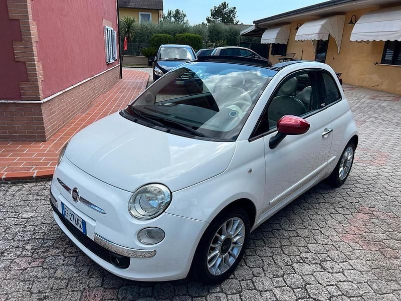 Usata Fiat 500C Lounge 75 CV (55 kW) 2010 Bianco Cabrio