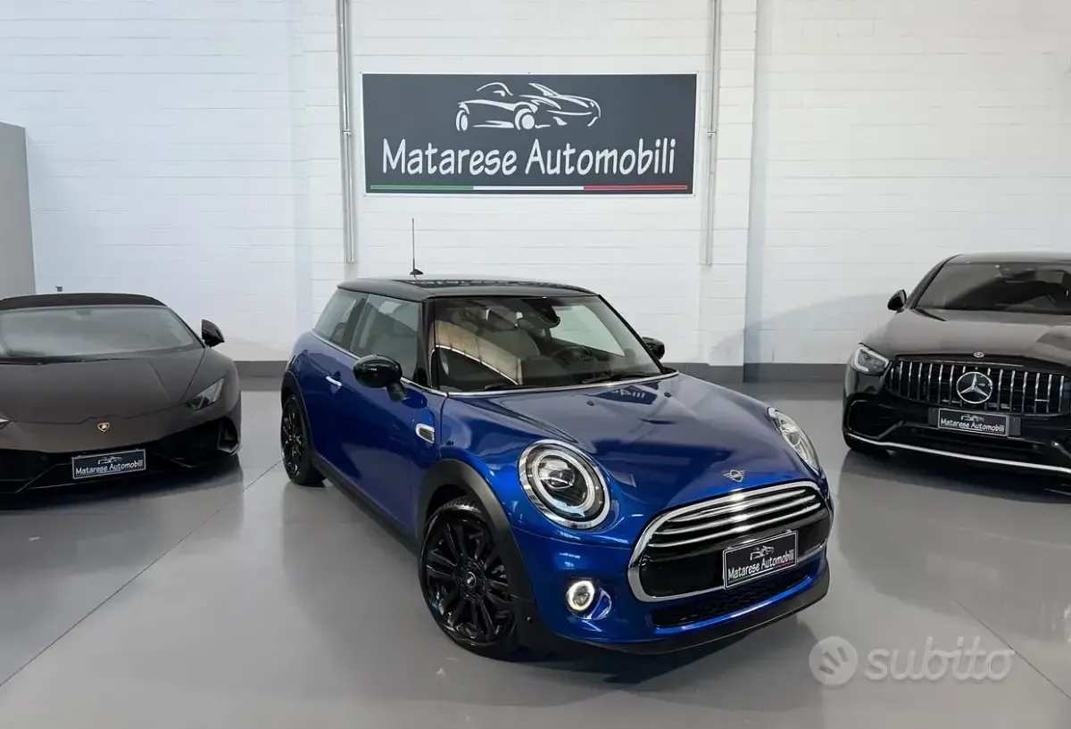Usata Mini Cooper 136 CV (100 kW) 2020 Blu Utilitaria