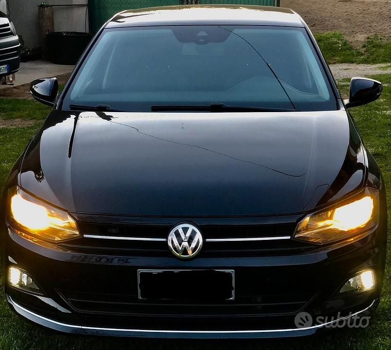 Usata VW Polo 95 CV (69 kW) 2021 Nero Utilitaria
