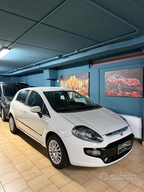 Usata Fiat Punto Evo 75 CV (55 kW) 2012 Bianco Utilitaria