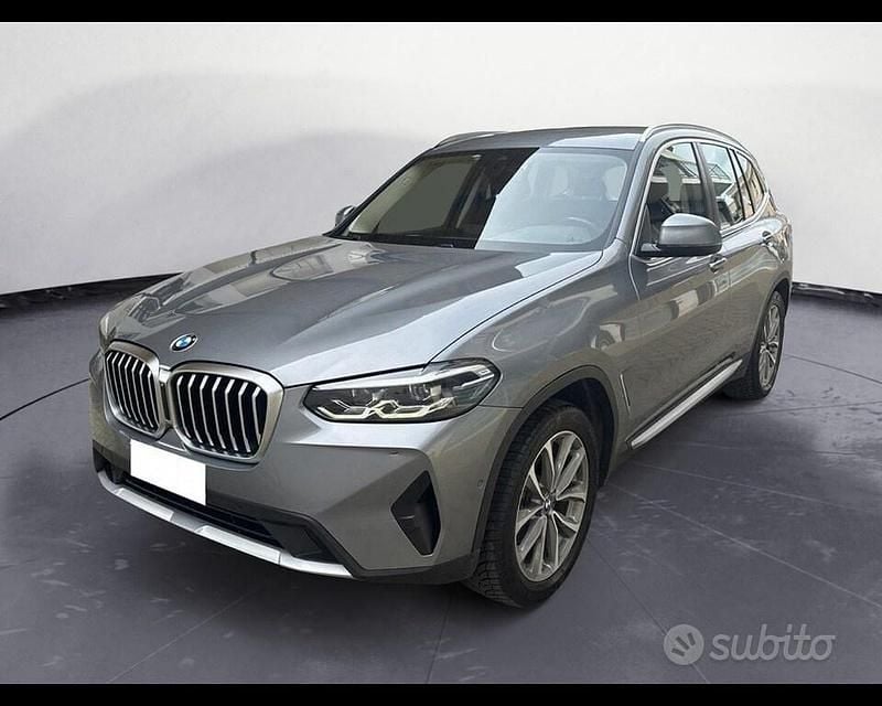 Skyscraper grey metallic Usata 2022 BMW X3 Sport Line SUV | 31.200 € (Ottimo prezzo) - Immagine 1/4
