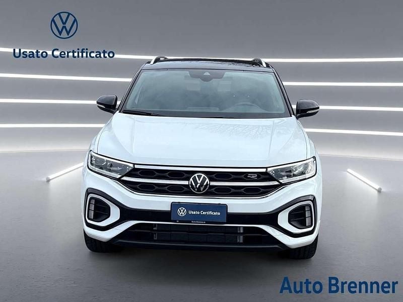 Nuova VW T-Roc R-line Plus 150 CV (110 kW) 2025 Pure white nero SUV