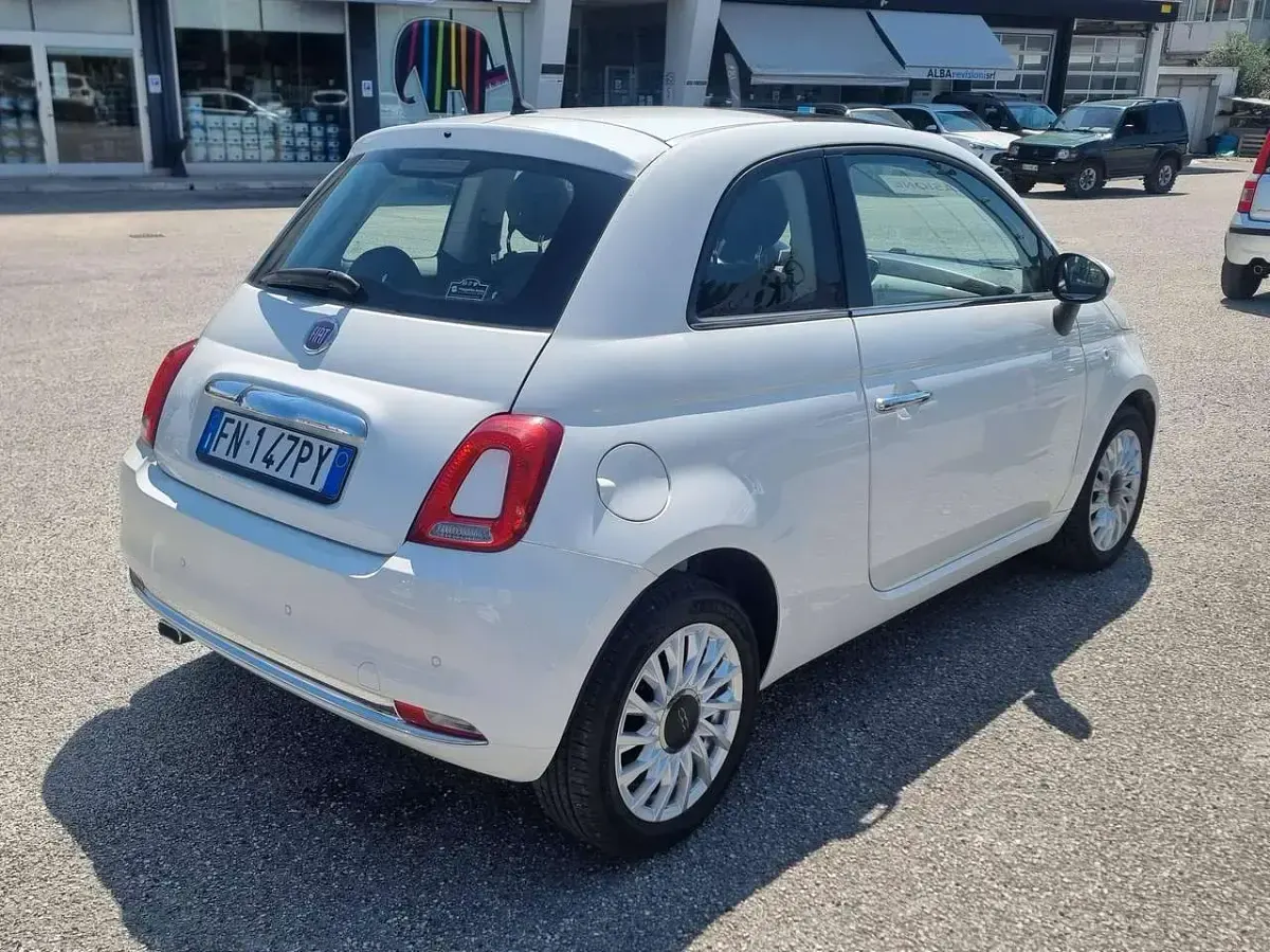 Usata Fiat 500 Lounge 95 CV (69 kW) 2018 Bianco Utilitaria