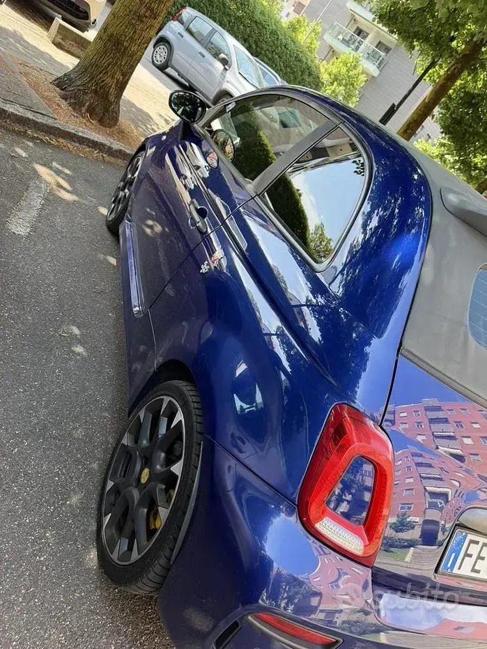 Usata Abarth 595 180 CV (132 kW) 2016 Bluazzurro Cabrio