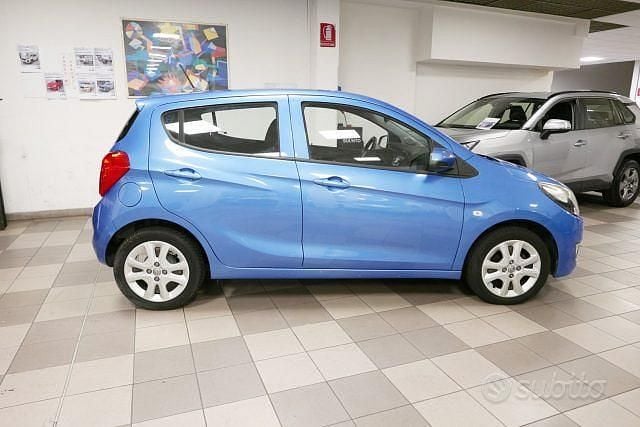 Usata Opel Karl 75 CV (55 kW) 2015 Blu Utilitaria