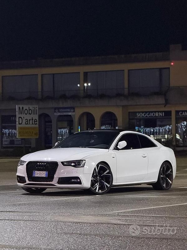 Usata Audi A5 2013 Bianco Coupé