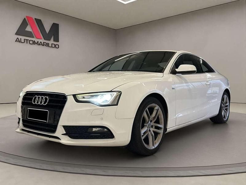 Usata Audi A5 S-Line 177 CV (130 kW) 2013 Bianco Coupé
