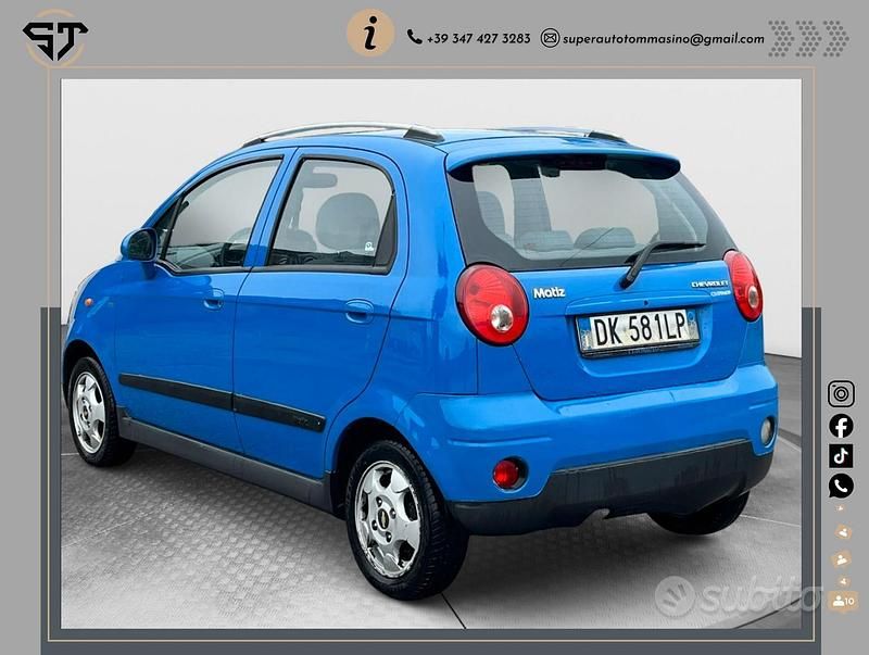 Usata Chevrolet Matiz SE 51 CV (37 kW) 2007 Blu Utilitaria