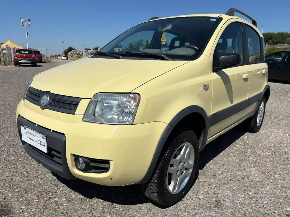 Usata Fiat Panda 4x4 69 CV (50 kW) 2005 Giallo Utilitaria
