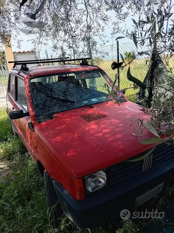 Usata Fiat Panda 1994 Rosso Berlina