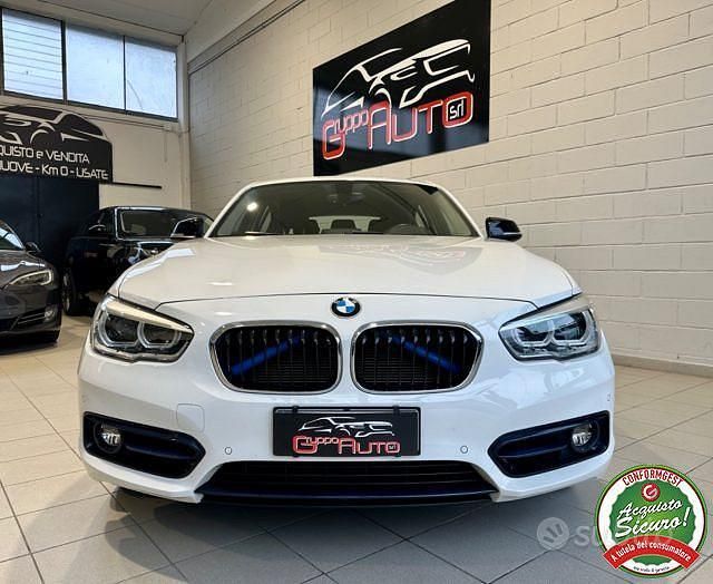 Usata BMW 118 Sport Line 150 CV (110 kW) 2017 Bianco Utilitaria