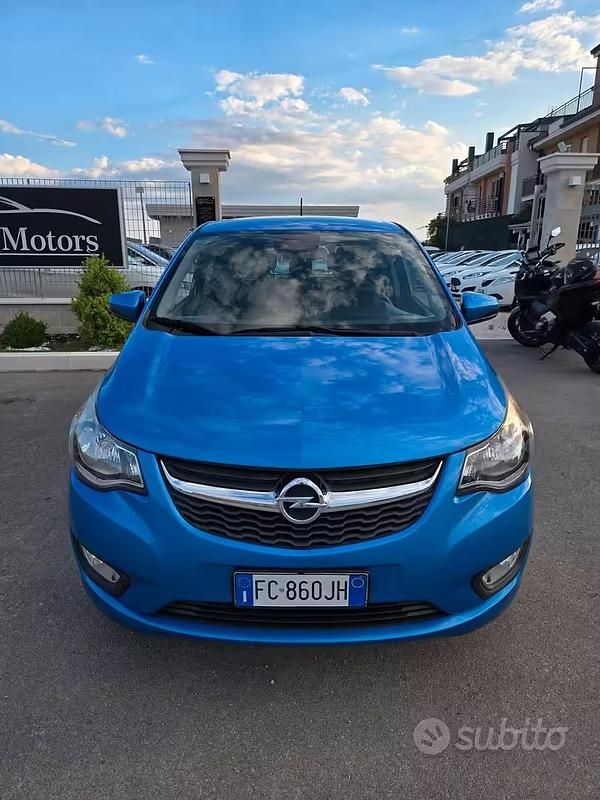 Occasion Opel Karl Cosmo 75 PK (55 kW) 2015 Blauw Hatchback