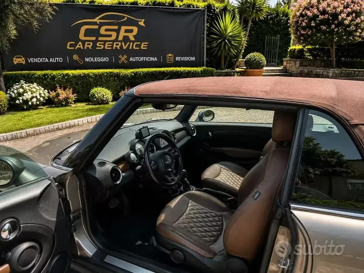 Usata Mini Cooper D Cabriolet 143 CV (105 kW) 2012 Marrone Cabrio