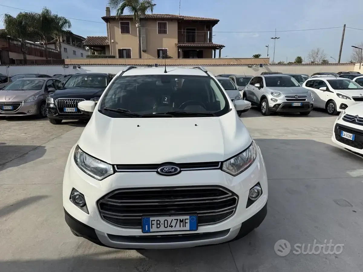 Usata Ford Ecosport Titanium S 125 CV (91 kW) 2016 Bianco SUV