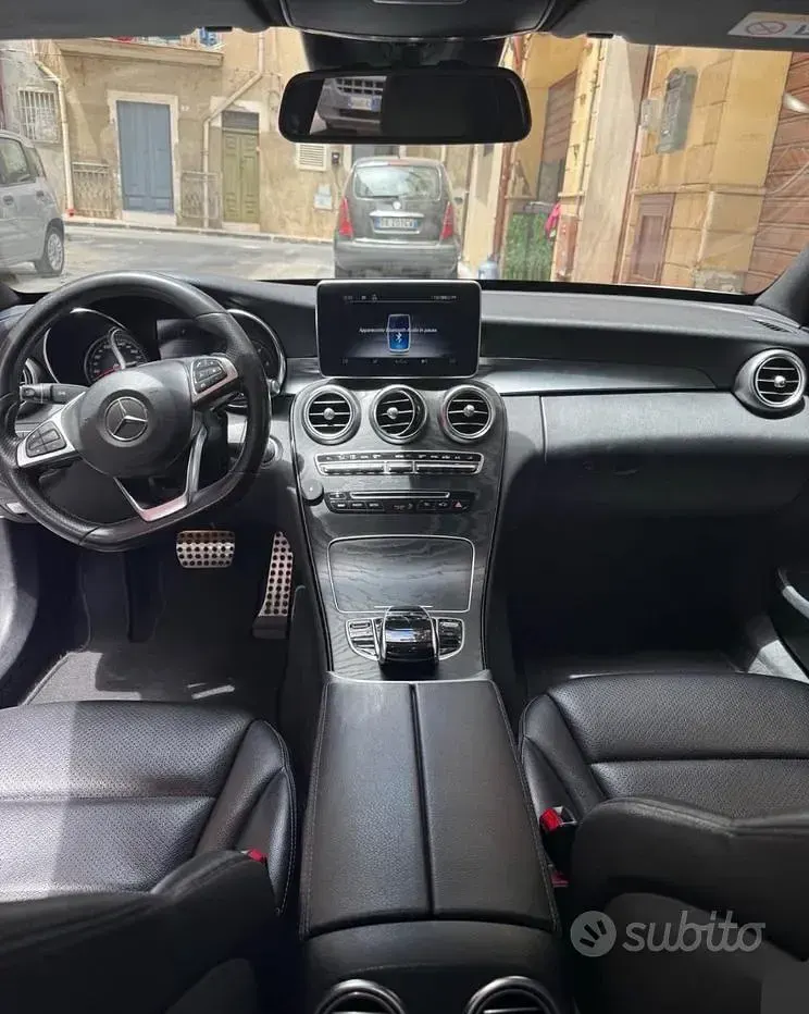Usata Mercedes C250 204 CV (150 kW) 2018 Grigio Berlina