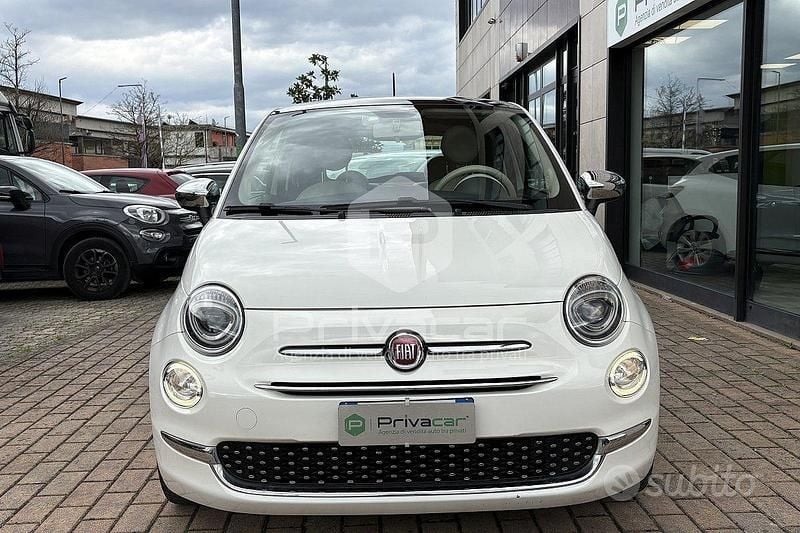 Usata Fiat 500 Lounge 69 CV (50 kW) 2017 Bianco Utilitaria