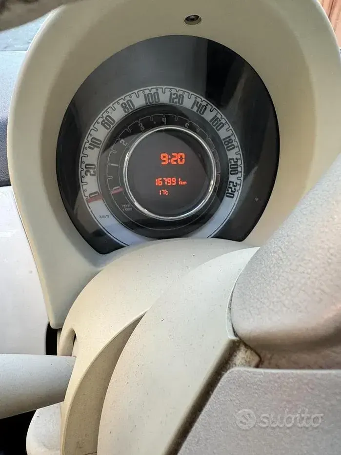 Usata Fiat 500 100 CV (73 kW) 2007 Bianco Utilitaria