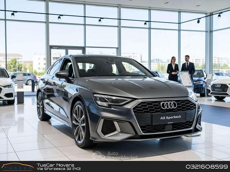 Nuova Audi A3 S-Line 150 CV (110 kW) 2025 Grigio Berlina