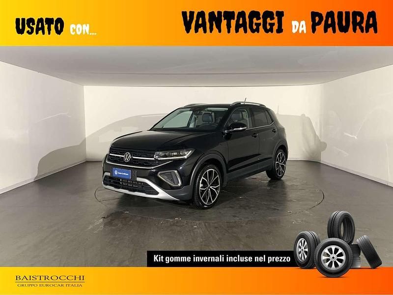 Deep black perlato Usata 2024 VW T-Cross Style SUV | 22.900 € (Cara) - Immagine 1/4