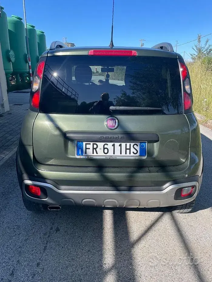 Usata Fiat Panda Cross Cross 95 CV (69 kW) 2018 Verde Utilitaria