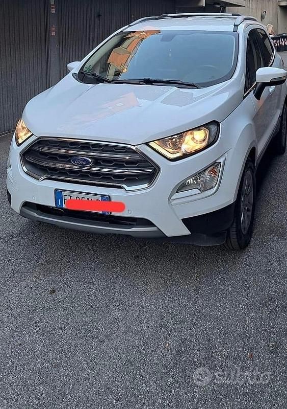 Bianco Usata 2019 Ford Ecosport Sport SUV | 12.700 € (Buon prezzo) - Immagine 1/4