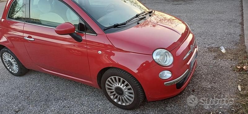 Usata Fiat 500 2010 Rosso Utilitaria
