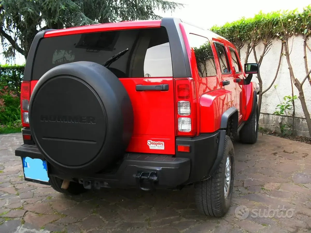 Usata Hummer H3 245 CV (180 kW) 2008 Rosso SUV